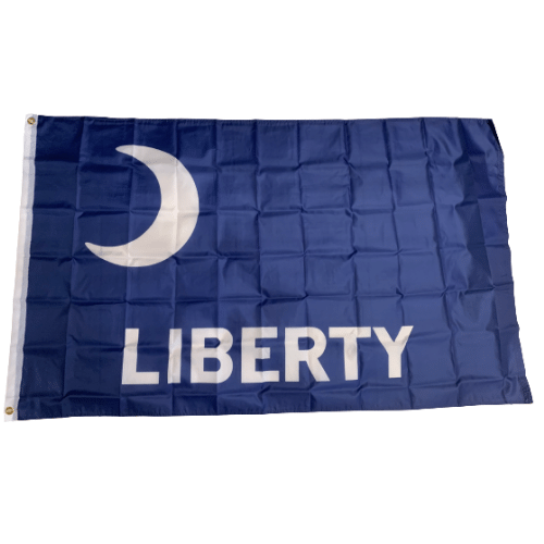 Visual depiction of the Fort Moultrie 3x5 flag made from durable nylon, showcasing its historical design and craftsmanship, suitable for outdoor display.