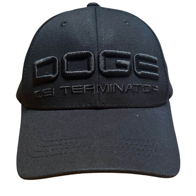 D.O.G.E DEI Terminator Hat featuring bold 'DEI Terminator' text on the front and 'Musk' on the back, showcasing a stylish design for tech enthusiasts.