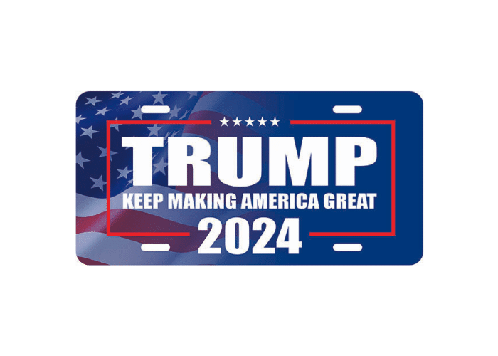Key Ring Donald Trumps Americas Deplorables Est 2016 Aluminum License Plate Opt 