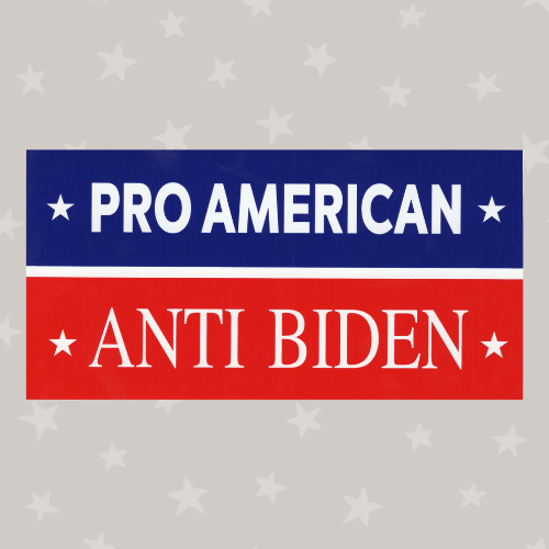 Pro American Anti Biden Sticker Car bumper sticker