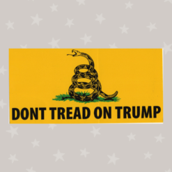 Don't Tread on Trump vinyl car sticker