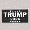 Trump 2024 vinyl car sticker