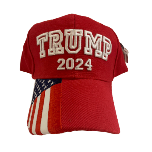 Trump 2024 USA Flag Hat