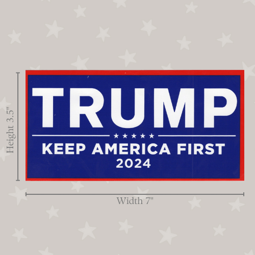 Trump Keep America First 2024 Sticker