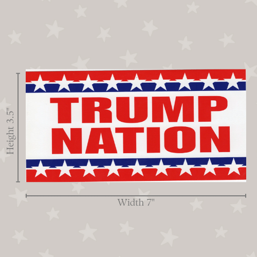 Trump Nation bumper sticker