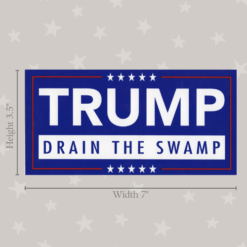 Drain the Swamp Trump sticker