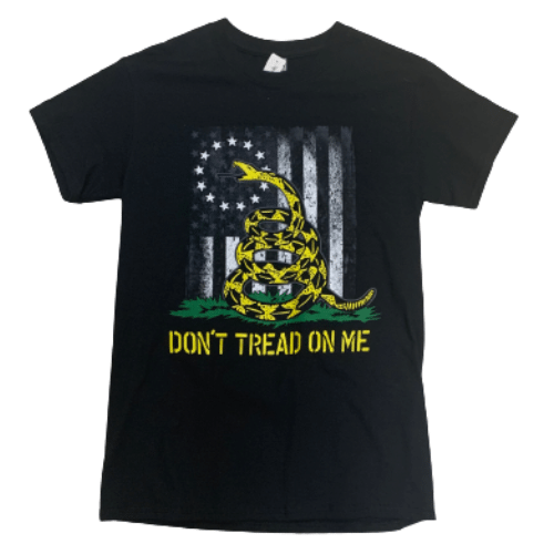 Don't Tread On Me Gadsden T Shirt with Snake