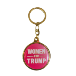 women for trump keychain