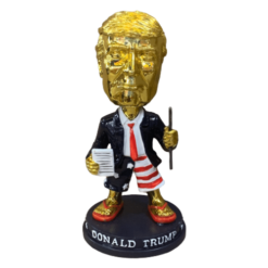 Trump Golden Face bobble head