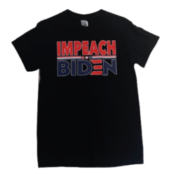 Impeach Biden Black t-shirt