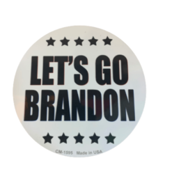 lets go Brandon circular magnet
