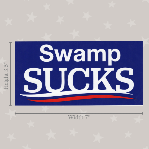 Swamp Sucks Bumper Sticker