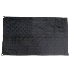 Double Sided blacked out American Flag