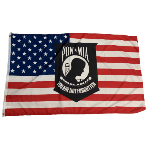 Gone But Never Forgotten POW MIA 3x5 USA Flag