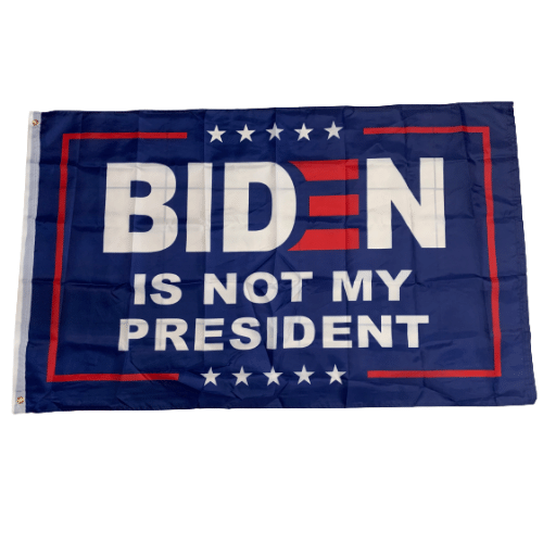 Biden is not my president 3x5 flag
