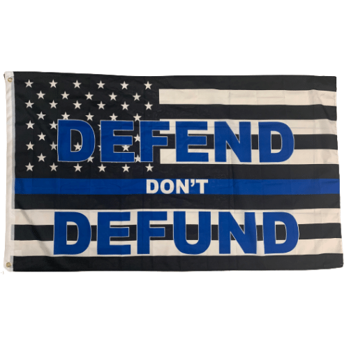 Defend Don't Defund 3x5 Flag