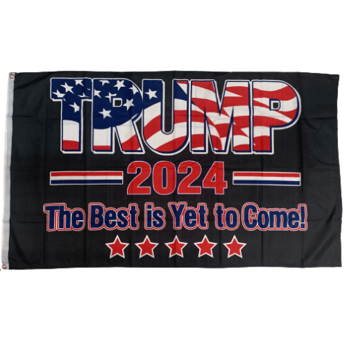 Trump 2024 the best is yet to come 3x5 Flag