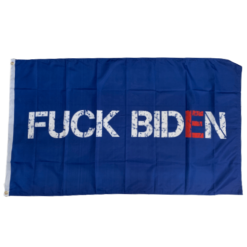 Blue Fuck Biden 3x5 Flag