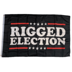 Rigged election 3x5 flag