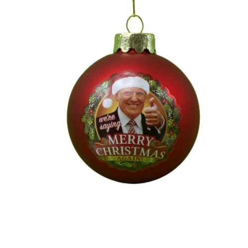 Merry Christmas Again Ornament | Trump Superstore