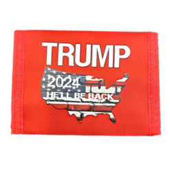 RED TRUMP 2024 HE'LL BE BACK WALLET
