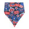 Trump 2024 Dog bandana with patriotic pattern