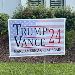 trump vance yard sign 24