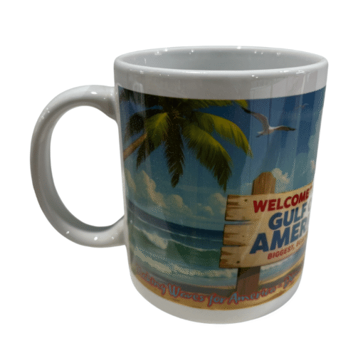 Trump Gulf of America Beach Mug