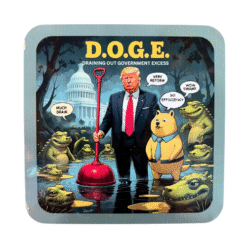 Alligator Alcatraz Trump Doge Coaster