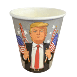 Trump Patriotic Flag Paper Cups