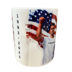 Alternative view of Charlie Kirk Freedom Watercolor 12oz Mug