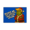 Funny Trump Grinch postcards — 3-pack, blank back, printed on premium matte cardstock with bold color and satirical holiday charm.