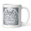 United States 250th Anniversary Heritage 12oz Mug featuring ornate Great Seal design — celebrating the U.S. Semiquincentennial and 250 years of strength, heritage, and freedom.