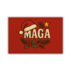 Festive MAGA Holiday postcards — 3-pack, blank back, printed on premium matte cardstock with a bold red design and patriotic charm.