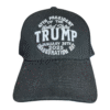 Black embroidered hat celebrating Trump’s 47th President Inauguration Day 2025.