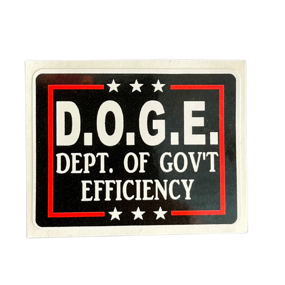 DOGE Efficiency Sticker