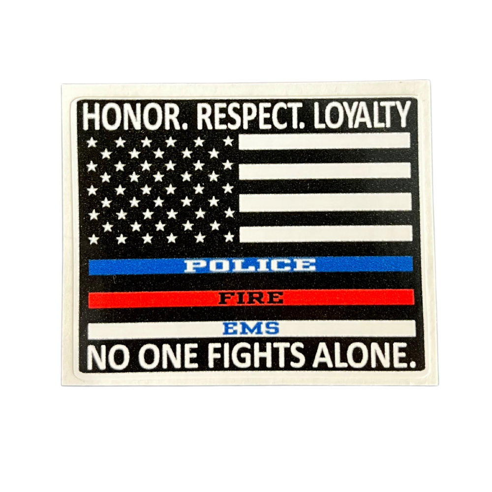 Honor Respect Loyalty Sticker