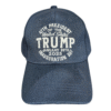 47th President Inauguration Day Navy Hat — navy embroidered hat celebrating Trump’s 47th President Inauguration Day 2025.