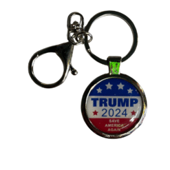 Trump 2024 Save America Again Keychain