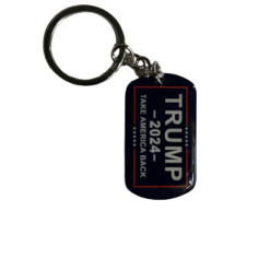 Trump 2024 Take America Back Rectangle Keychain