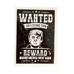 Trump WANTED Sticker