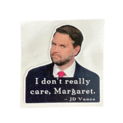 JD Doesn't Care Sticker