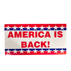 America Is Back Bumper Sticker