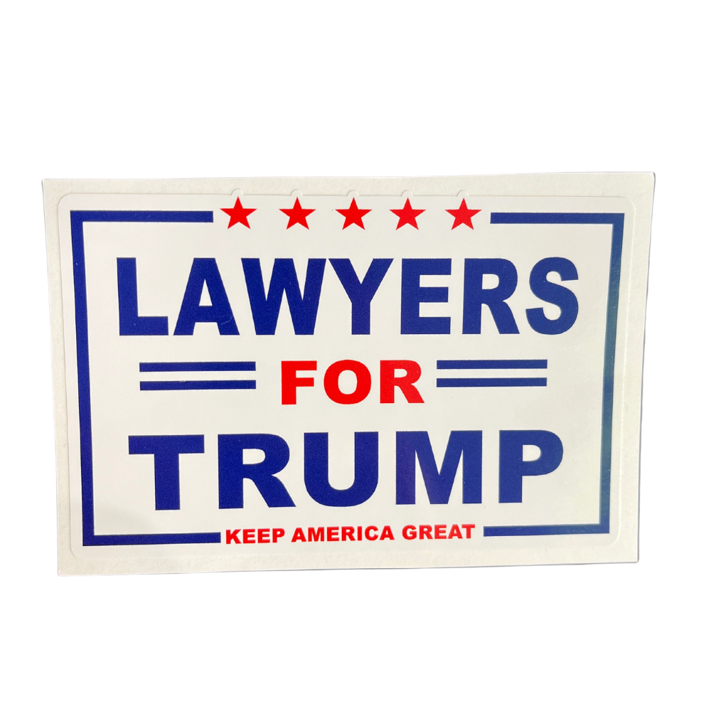 Lawyers For Trump Sticker