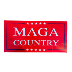 Red MAGA Country Bumper Sticker