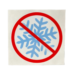 No Snowflakes Allowed Sticker
