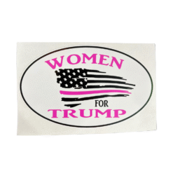 Distressed Women For Trump Sticker