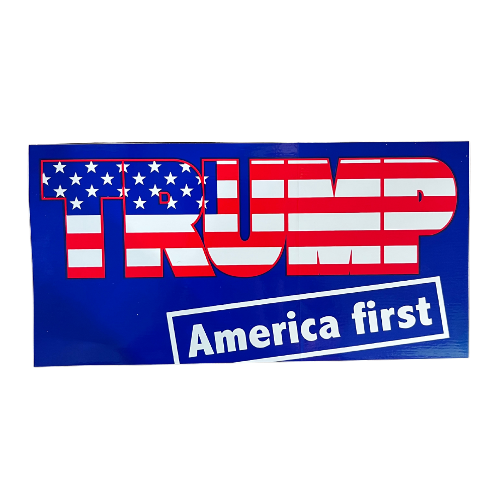 Trump America First Bumper Sticker