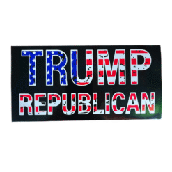 Patriotic Trump Republican Bumper Sticker