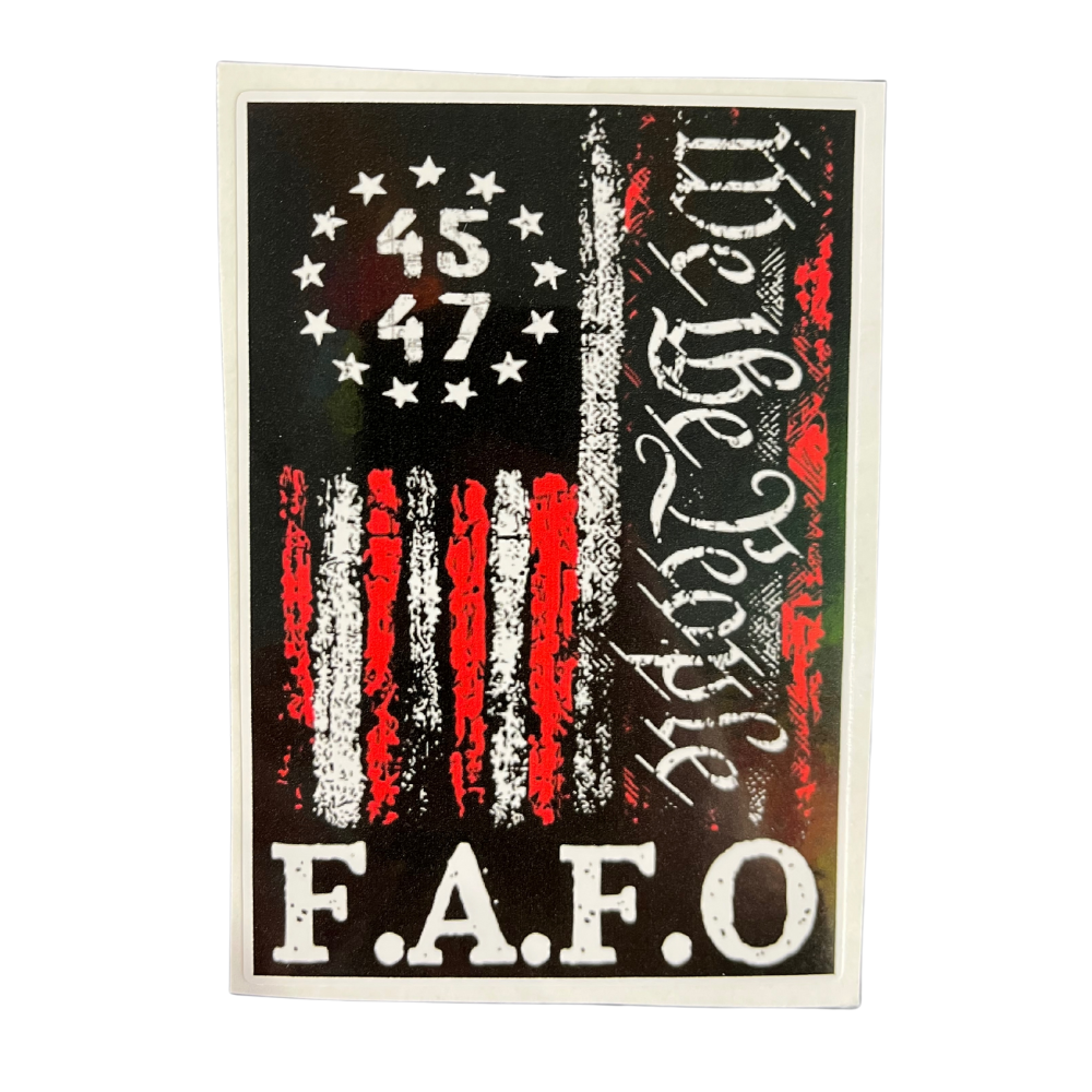 We The People FAFO Sticker